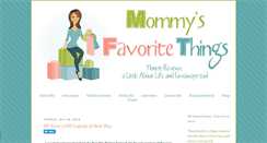 Desktop Screenshot of mommysfavoritethings.com